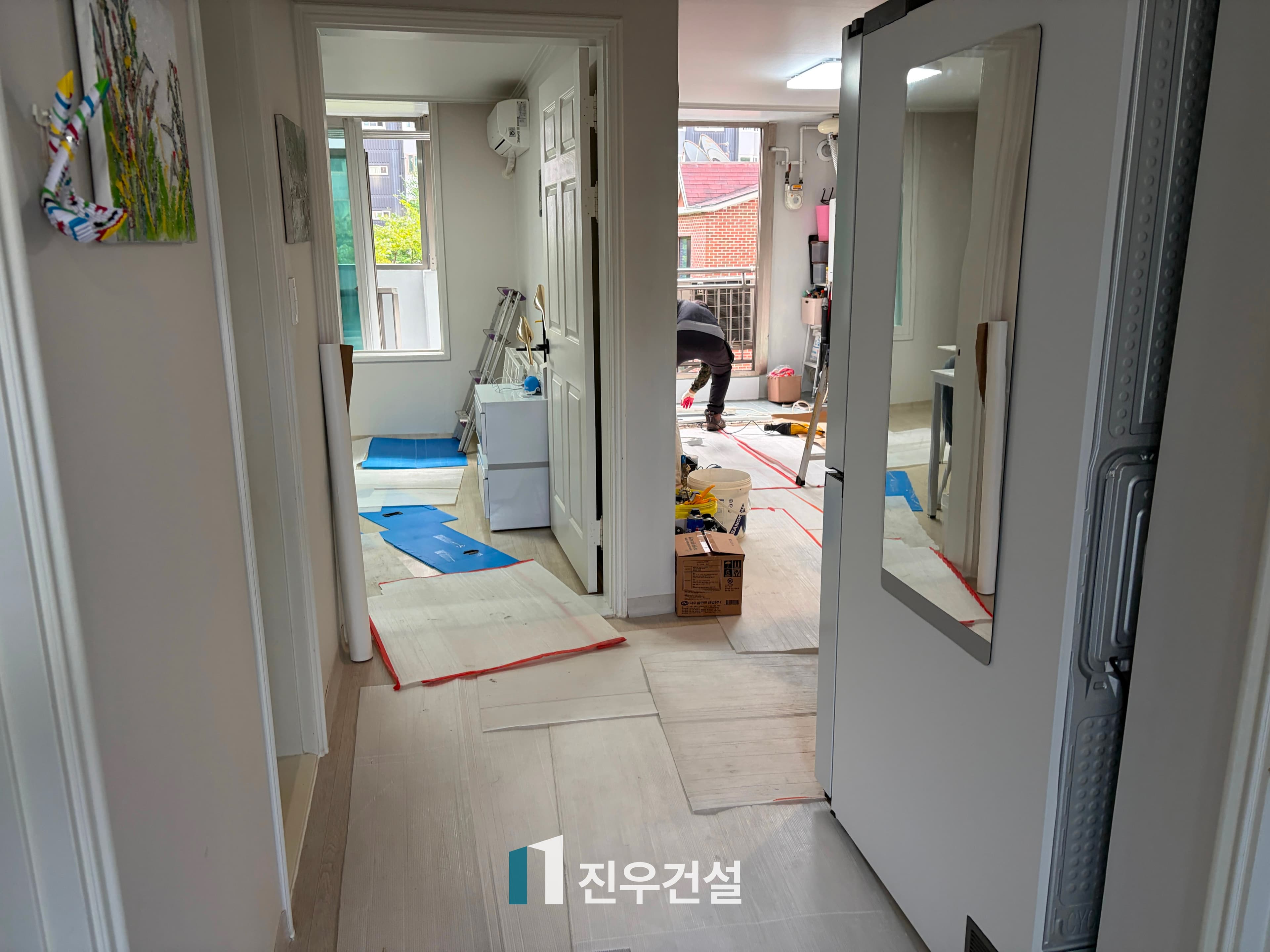 상계동 동아불암아파트 25평인테리어 샷시 교체 공사 시공사례 4번째 이미지