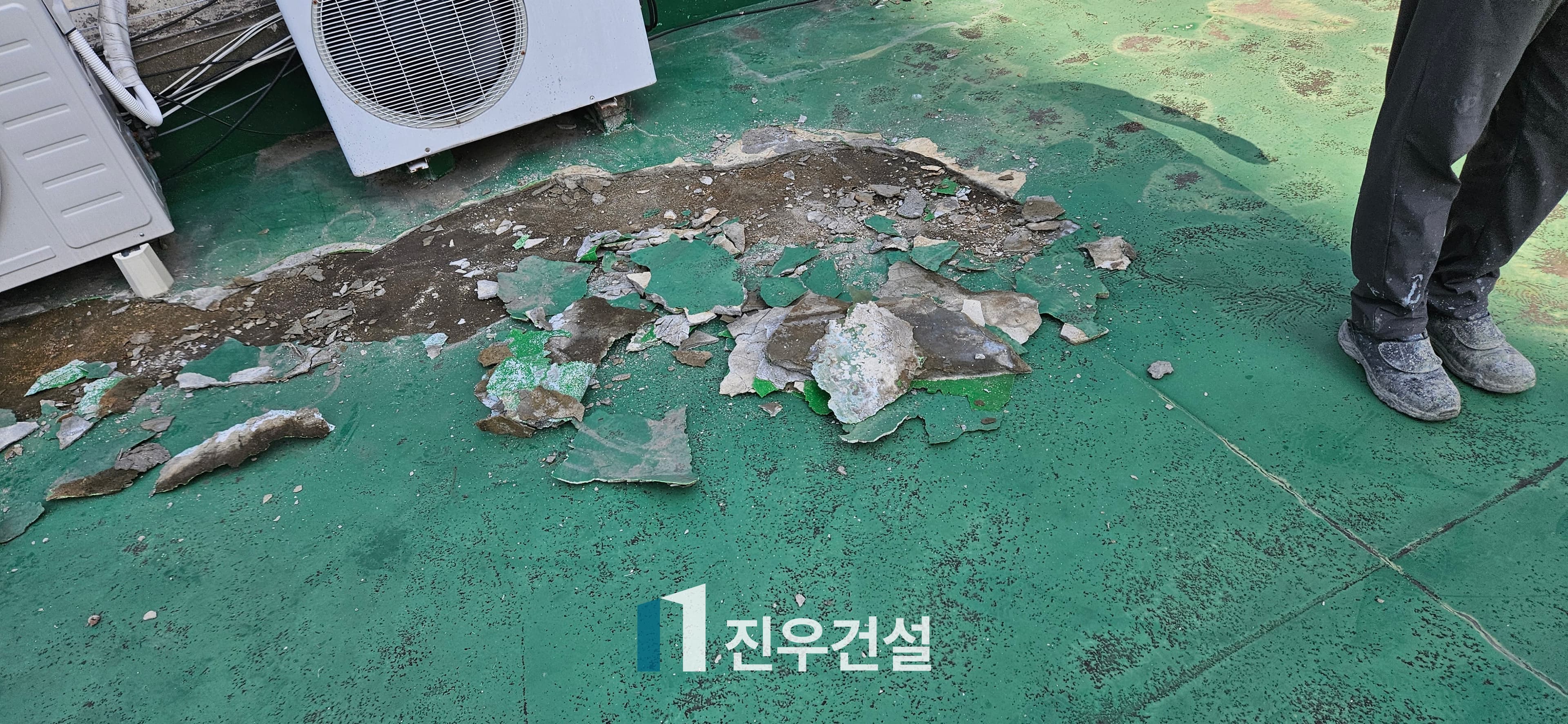 중계동 중계주공8단지 상가건물 옥상 방수 공사 시공사례 5번째 이미지