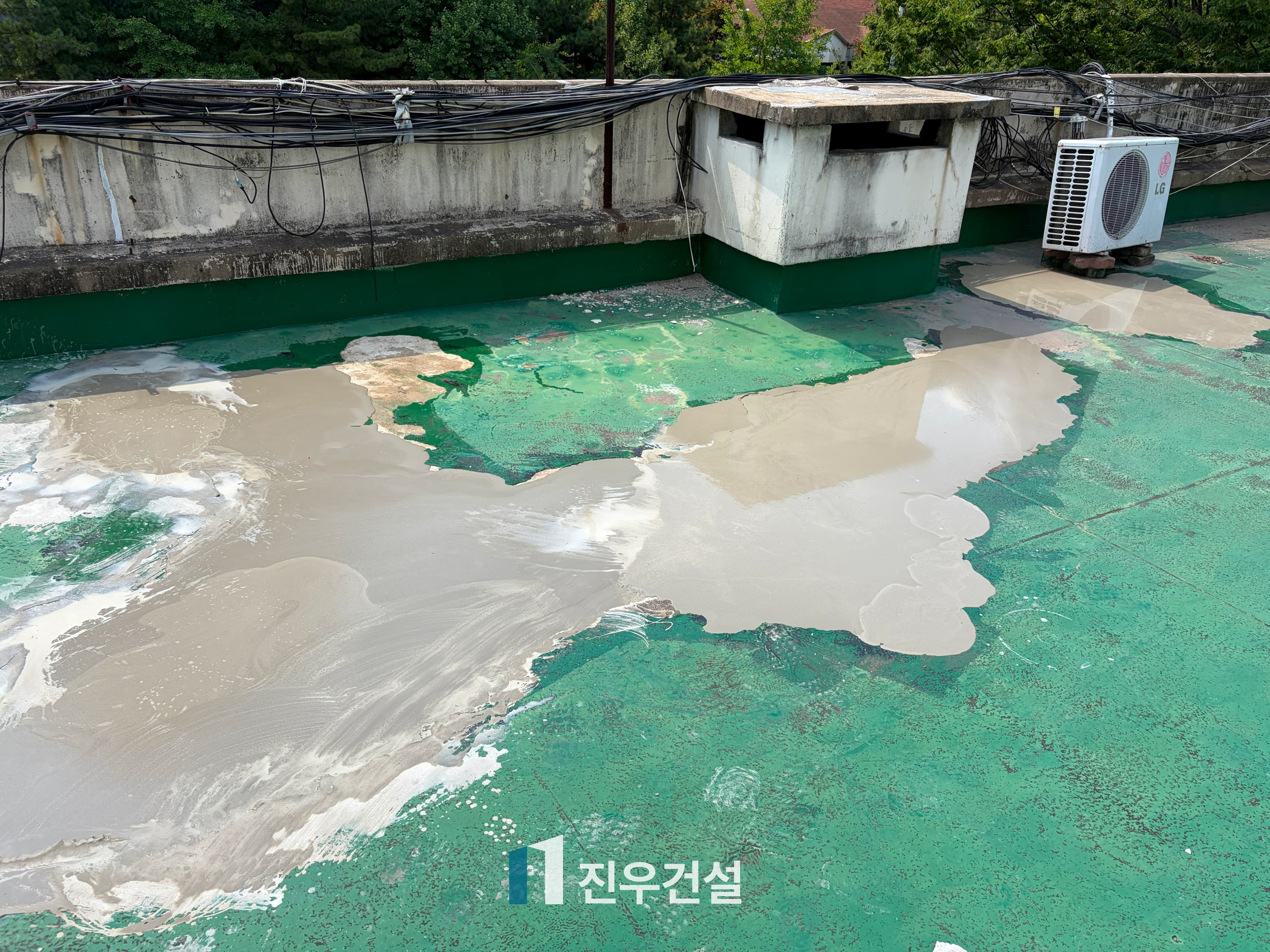 중계동 중계주공8단지 상가건물 옥상 방수 공사 시공사례 6번째 이미지