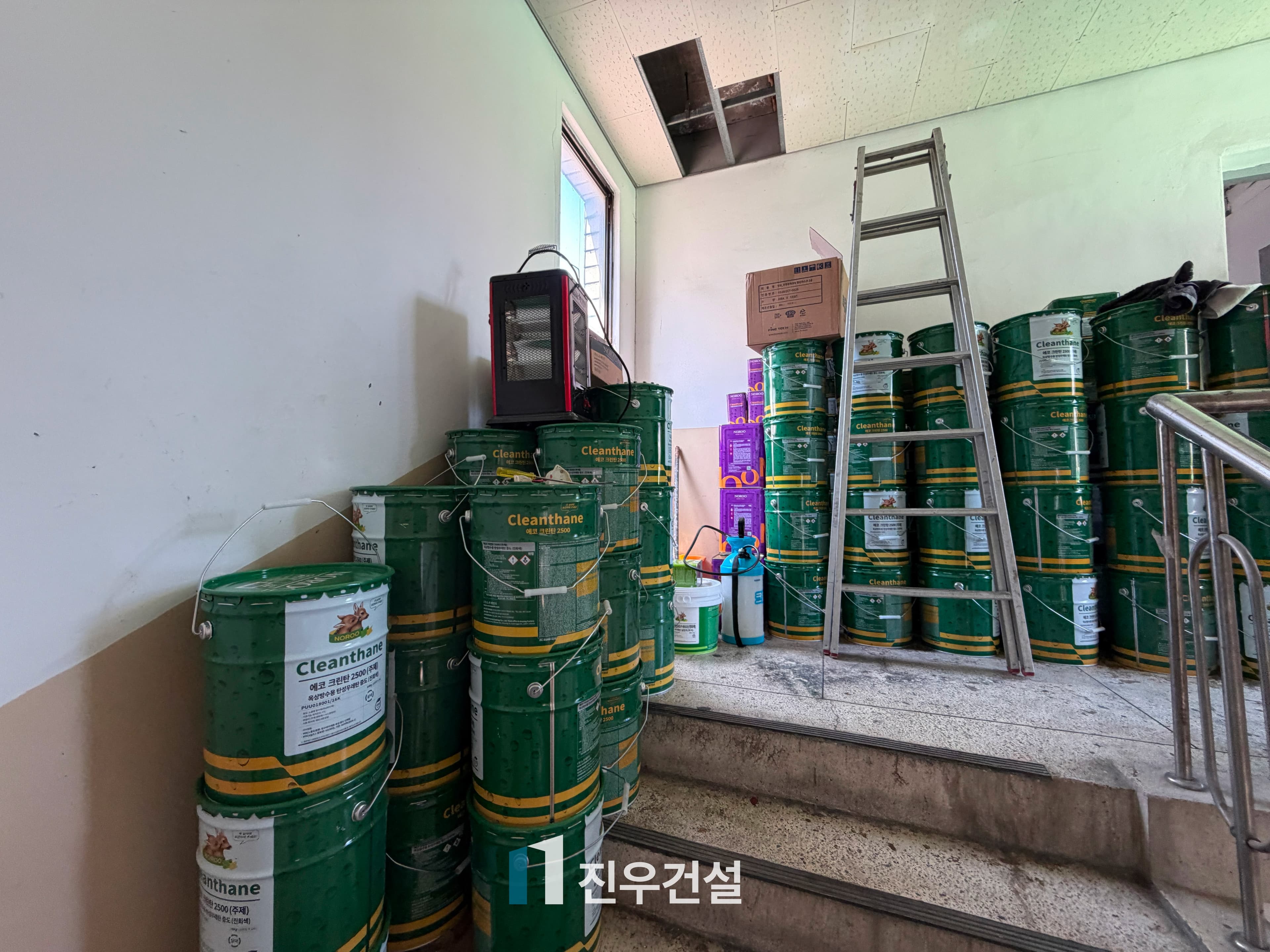 중계동 중계주공8단지 상가건물 옥상 방수 공사 시공사례 9번째 이미지